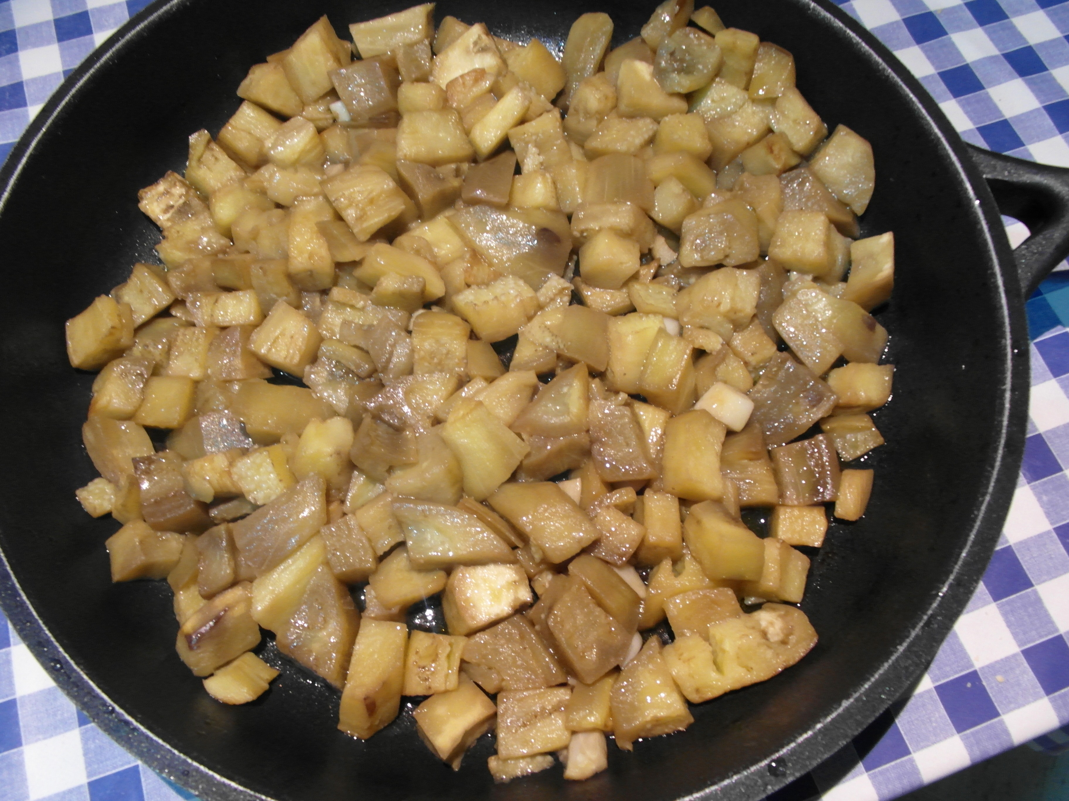 Tortilla De Berenjenas Y patatas